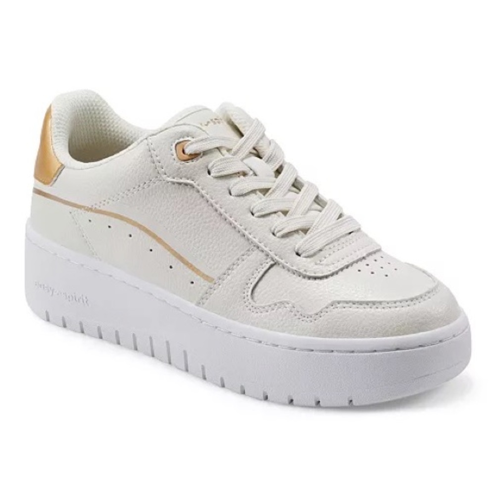 Easy Spirit Women's Onyx Round Toe Platform Lace-Up Sneakers